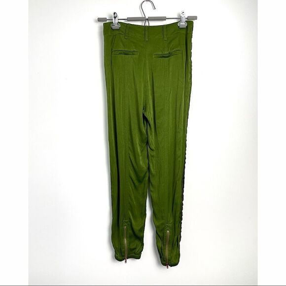 Anthropologie Diandra pleated satin joggers - Picture 7 of 16